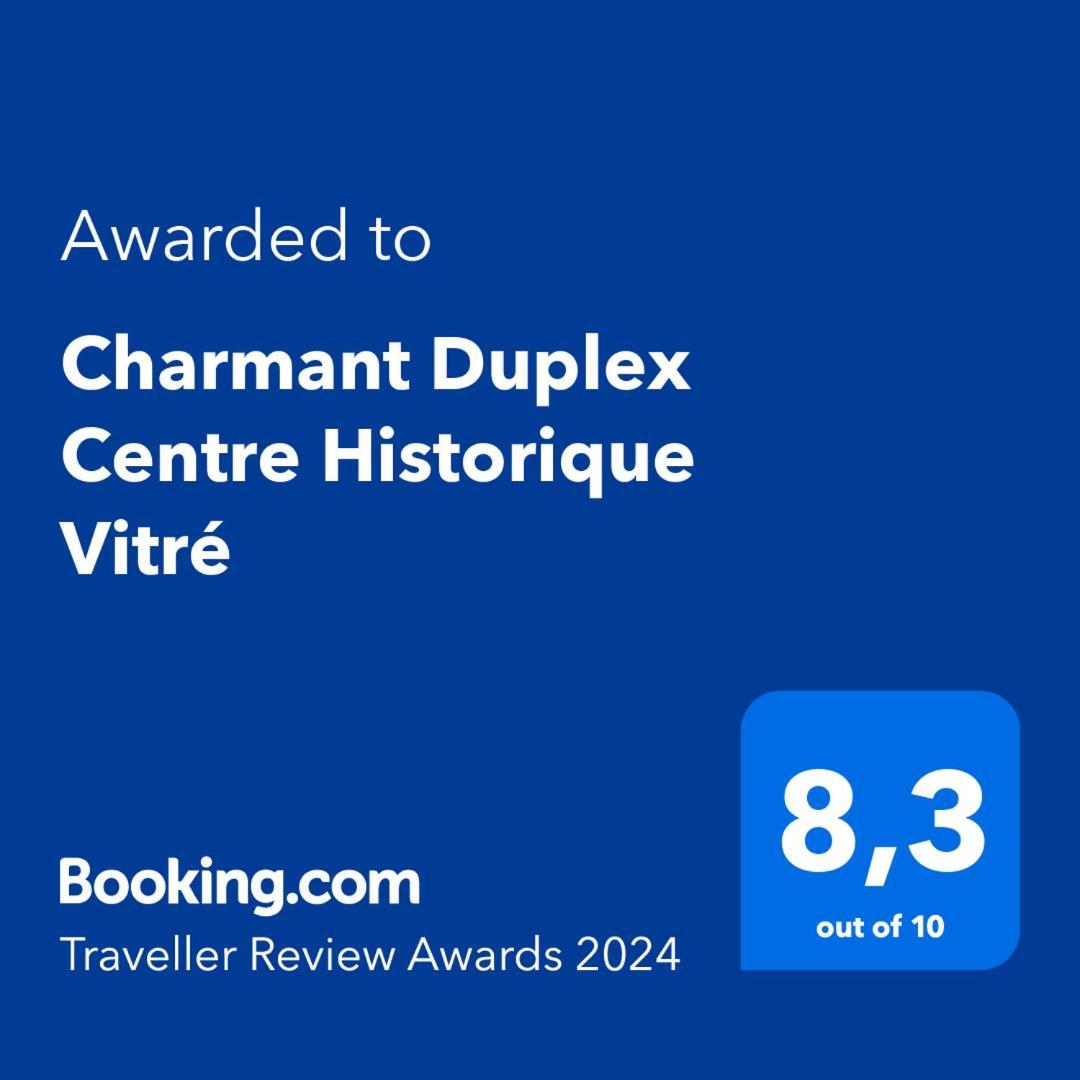 Charmant Duplex Centre Historique Vitre Kültér fotó